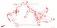 SIDE STAND for Honda SH 125 D 2E 2017