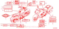 CAUTION LABEL for Honda GOLD WING 1800 F6C 2017