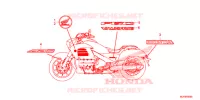 STICKERS for Honda GOLD WING 1800 F6C 2017