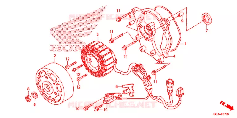ALTERNATOR Honda SCOOTER 50 RUCKUS 2018  NPS50J_A