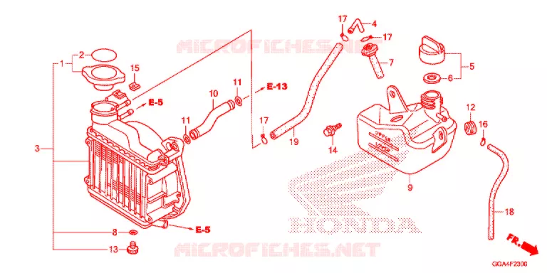 RADIATOR Honda SCOOTER 50 RUCKUS 2018  NPS50J_A