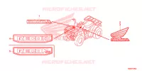 STICKERS for Honda TRX 250 FOURTRAX RECON Standard 2021