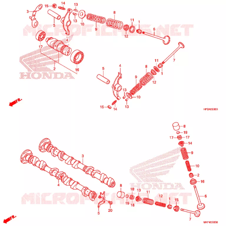 CAMSHAFT Honda ATV 90 FOURTRAX 2018  TRX90XJ