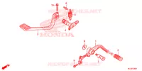 PEDAL for Honda F6B 1800 BAGGER 2014