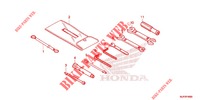 TOOLS   BATTERY BOX for Honda GOLD WING 1800 F6C BLACK 2014