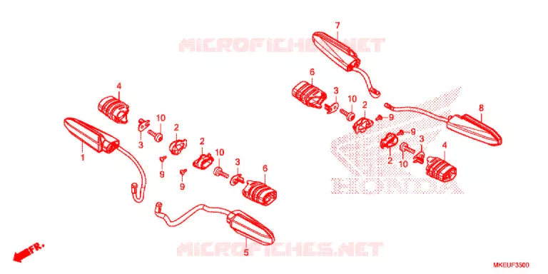INDICATOR Honda MOTO 450 CRF 2019  CRF450LK