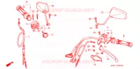 HANDLE LEVER/SWITCH/CABLE  for Honda NS 50 F 1987