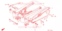 REAR FORK/CHAIN CASE  for Honda NS 50 F 1987