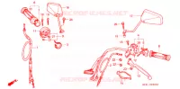 HANDLE LEVER/SWITCH/CABLE  for Honda NS 50 F 1989