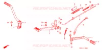 PEDAL/KICK STARTER ARM  for Honda NS 50 F 1989