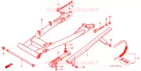 SWINGARM   CHAIN CASE for Honda CB 50 DREAM 1999