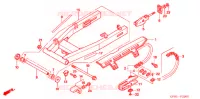 SWINGARM   CHAIN CASE for Honda XR 50 MOTARD 2007