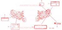 CAUTION LABEL for Honda CB 1100 X11 2000