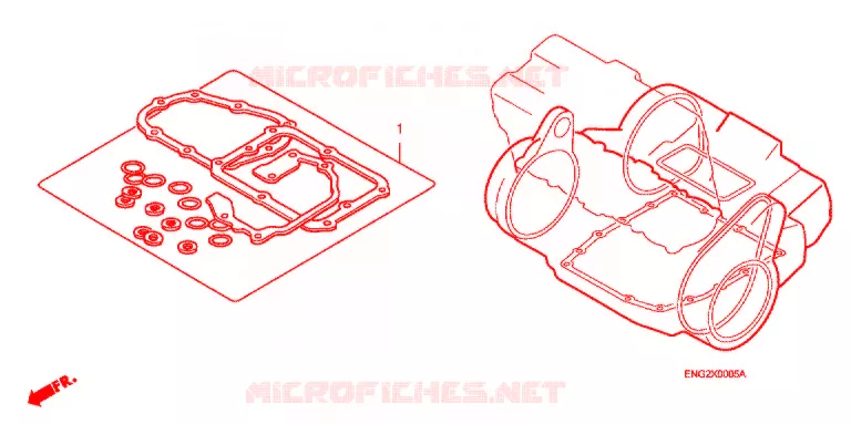 GASKET KIT Honda MOTO 600 HORNET 2000  CB600F2Y