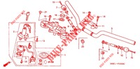 HANDLEBAR   TRIPLE CLAMP   STEERING STEM for Honda CB 600 HORNET With Speed warning limit 1998
