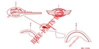 STICKERS for Honda SHADOW 400 1997