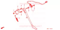 SIDE STAND for Honda SHADOW 400 BLACK 1999