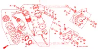 REAR SHOCK ABSORBER (1) (RF/R2F/RH/R3J/RK/RL/R3L) for Honda XLR 250 R 1987