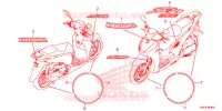 STICKERS for Honda SH 300 I ABS S 2019