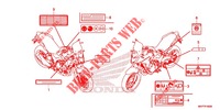 CAUTION LABEL for Honda CB 500 X ABS 2019