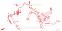 SIDE STAND for Honda SH 150 ABS D SPECIAL 2E 2019