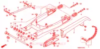 SWINGARM   CHAIN CASE for Honda SHADOW 400 CLASSIC SPECIAL EDITION 2008
