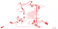 PEDAL for Honda CB 500 X ABS 2020