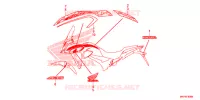 STICKERS for Honda CB 500 X ABS 2020