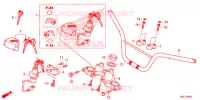 HANDLEBAR   TRIPLE CLAMP   STEERING STEM for Honda ZOOMER 110 X 2015
