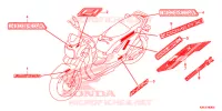 STICKERS for Honda ZOOMER 110 X 2015