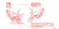 CAUTION LABEL for Honda ACE 110 KICK START 2019