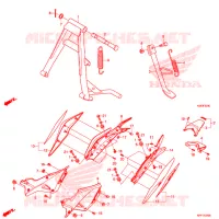 SIDE STAND for Honda ACE 110 KICK START 2019