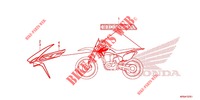 STICKERS ('15 '19) for Honda CRF 230 F 2019
