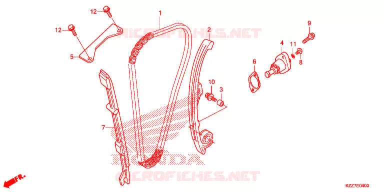 CAM CHAIN - TENSIONER Honda MOTO 250 CRF 2020  CRF250RLK