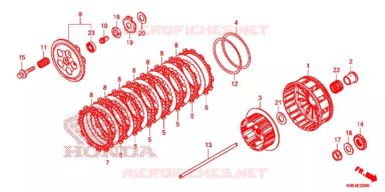 CLUTCH Honda MOTO 250 CRF 2020  CRF250RL