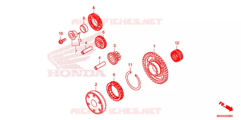 STARTER MOTOR CLUTCH Honda MOTO 450 CRF 2020  CRF450RL
