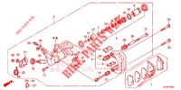REAR BRAKE CALIPER for Honda PIONEER 700 M2 RED 2020