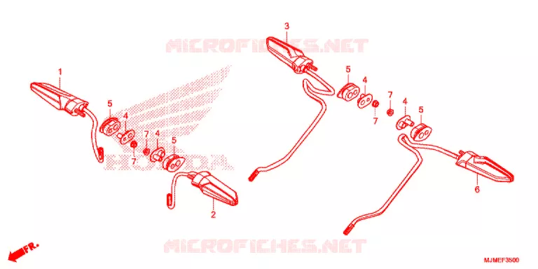INDICATOR Honda MOTO 800 CROSSRUNNER 2019  VFR800XK