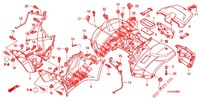 REAR FENDER for Honda FOURTRAX 420 RANCHER 4X4 Electric Shift 2009