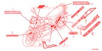 STICKERS for Honda ZOOMER 110 X 2016