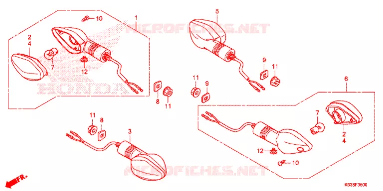 INDICATOR Honda MOTO 110 CD 2017  CB110C2MH