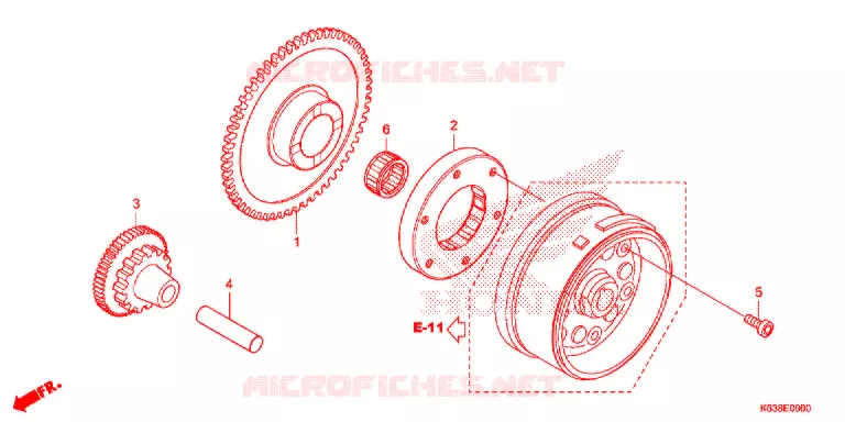 STARTER MOTOR CLUTCH Honda MOTO 110 CD 2017  CB110C2MH