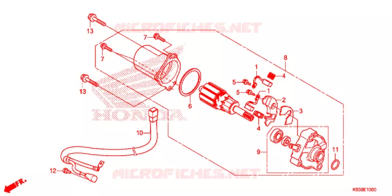 STARTER MOTOR Honda MOTO 110 CD 2017  CB110C2MH