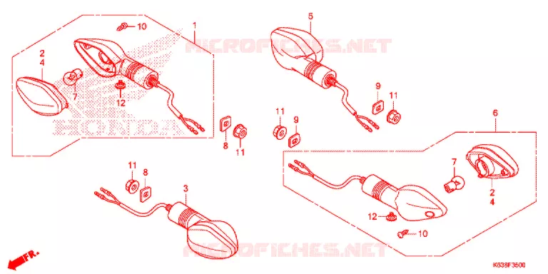 INDICATOR Honda MOTO 110 CD 2017  CB110C2MH