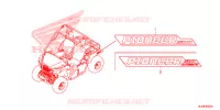 STICKERS for Honda PIONEER 500 M2 CAMO 2020