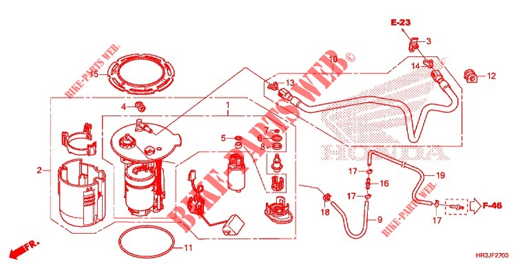 FUEL PUMP for Honda FOURTRAX 420 RANCHER 4X4 Manual Shift 2018