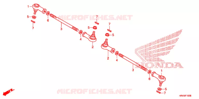 TIE ROD Honda ATV 520 FOURTRAX 2020  TRX520FE2L