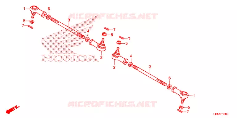 TIE ROD Honda ATV 520 FOURTRAX 2020  TRX520FM6L