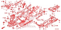 FRAME for Honda FOURTRAX 520 RUBICON 4X4 EPS RED 2020
