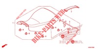 SINGLE SEAT (2) for Honda TRX 250 FOURTRAX RECON Standard 2020